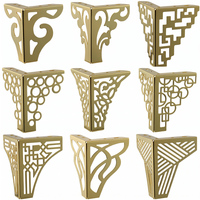 Vente en gros de pieds de meubles modernes en métal, personnalisables Or, Noir, Chrome, pour canapé, armoire, chaise, lit, quincaillerie de remplacement, direct usine