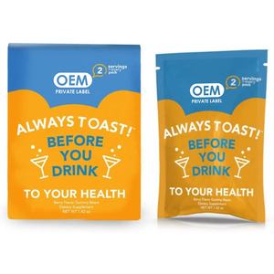 Gomas Veganas para Ressaca, Detox do Fígado, Gomas Anti-Ressaca, Vitaminas em Forma de Doces Após o Consumo de Álcool, Remédio OEM de Marca Privada - Product Image 3