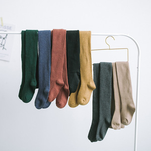 2023 Cute Girls Knit <strong>Tights</strong> Thick Kids <strong>Wool</strong> Pantyhose for Winter - Product Image 1