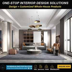 Turnkey Modern Residential Interior Design Solution | Bespoke Furniture Matching & Full House 3D Rendering Service For Apartment