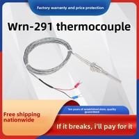 Sonde de température de type thermocouple WRN-291 PT100 en acier inoxydable IP65, filetages 4 et 2 pouces, support personnalisé Jiangsu