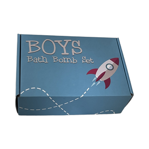 Boîte cadeau pour garçons - Recyclable, réutilisable, avec estampage de logo personnalisé et impression à chaud dorée - Product Image 4