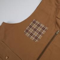 Débardeur en toile sans manches personnalisable pour homme, style patchwork