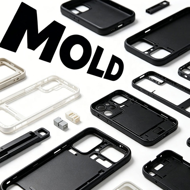 P&M Durable Plastic Molding Tool for Cell Phone Rear Cover Phone Case & Back Cover