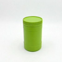 Conteneur d'emballage pour médicaments, capsules, comprimés et suppléments en HDPE de qualité alimentaire, personnalisable, 500g, 1kg, avec bouchon à vis cylindrique