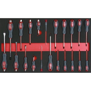 <b>Screwdriver</b> <b>Set</b> 112 Pcs Industrial Grade Polished Steel Anti-Slip Handle - Product Image 3