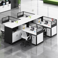 Mobilier de bureau moderne BGZ-10, ensemble tables et chaises de bureau, table de travail pour le personnel, table de travail en forme de L fabriquée en Chine
