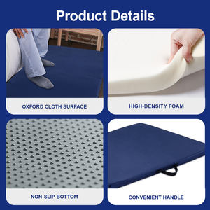 Tapis de chute antidérapant à bords biseautés pour patients hospitaliers, pliable en deux, en <span class=keywords><strong>mousse</strong></span> souple, approvisionnement B2B OEM/ODM - Product Image 2