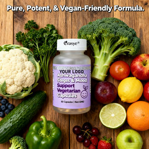 EUR US vendita calda OEM/ODM Ashwagandha capsule in polvere 600mg KSM-66 integratore di radice Ashwagandha per il supporto energetico e dell'umore degli adulti - Product Image 5