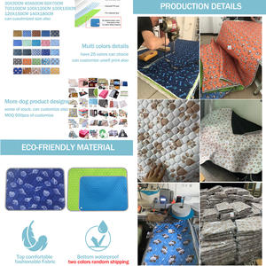 Coldog 30 renkler toptan fabrika OEM köpek Mat köpek yıkanabilir 5 katmanlı süper emici İdrar köpek tuvalet pedi Pet eğitim pedleri - Product Image 3