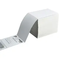 Бесплатный образец, самоклеящаяся бумага для этикеток, прямая термонаклейка для штрих-кодов, принтер для этикеток на складе, 4x6