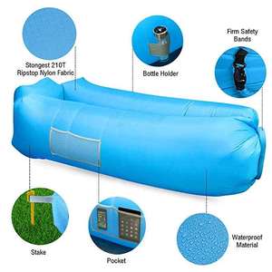 Wholesale Inflatable Lounger Air Sofa <b>Chair</b> <b>Reclining</b> Living Room & Outdoor Beach <b>Camping</b> Water Floating Bed - Product Image 5