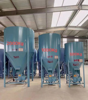 Broyeur et Mélangeur Vertical d'Aliments pour Animaux 500 Kg/H, Machine Automatique de Fabrication d'Aliments pour Volaille, Mélangeur et Broyeur d'Aliments pour Poulets