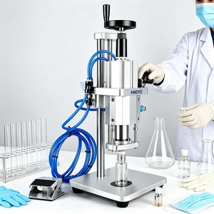 Machine de bouchage pneumatique semi-automatique pour flacons de pénicilline, liquides oraux et injectables - Product Image 4