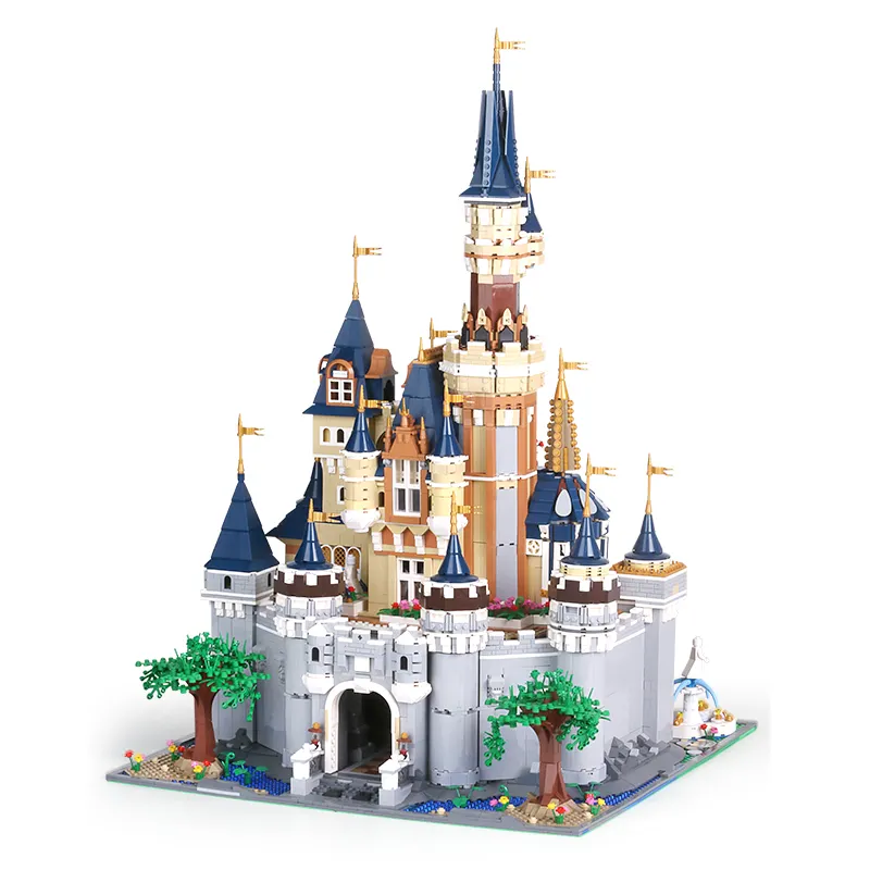 Mould King 13132 Disneys Cinderella Dream Castle Paradise Creator DIY Toys For Children Princess Castle Building Blocks Building