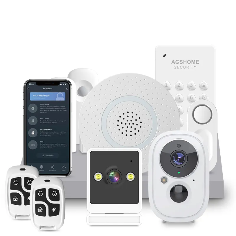 Großhandels preis Anti Thief Home Security Tuya WiFi Wireless Smart Home Einbrecher Sicherheits alarm