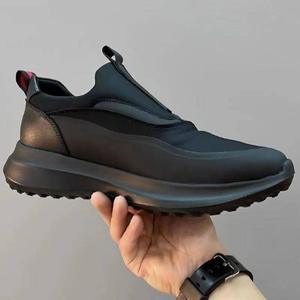 Zapatos para hombre - Zapatillas deportivas de suela gruesa para primavera, nuevo estilo, informales para correr, ligeras, transpirables, con suela suave, estilo walking. - Product Image 5