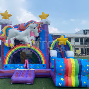 Nuovo Design blu buttafuori casetta all'aperto gonfiabile di rimbalzo castello di salto <span class=keywords><strong>per</strong></span> bambini <span class=keywords><strong>parco</strong></span> <span class=keywords><strong>giochi</strong></span> - Product Image 3