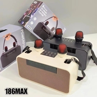 Altavoz de Karaoke Inalámbrico Personalizado de Fábrica con Micrófono Incorporado, Iluminación LED RGB para Uso en Exteriores, Compatible con Teléfonos Móviles y Computadoras