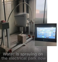 Toilette intelligente intelligente pour salle de bain Chasse d'eau automatique électrique avec télécommande et chauffage du siège P-Trap Square Bowl