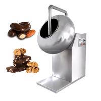 Machine à enrober les cacahuètes, cuve d'enrobage au chocolat, cuve d'enrobage aux noisettes pour la fabrication de snacks
