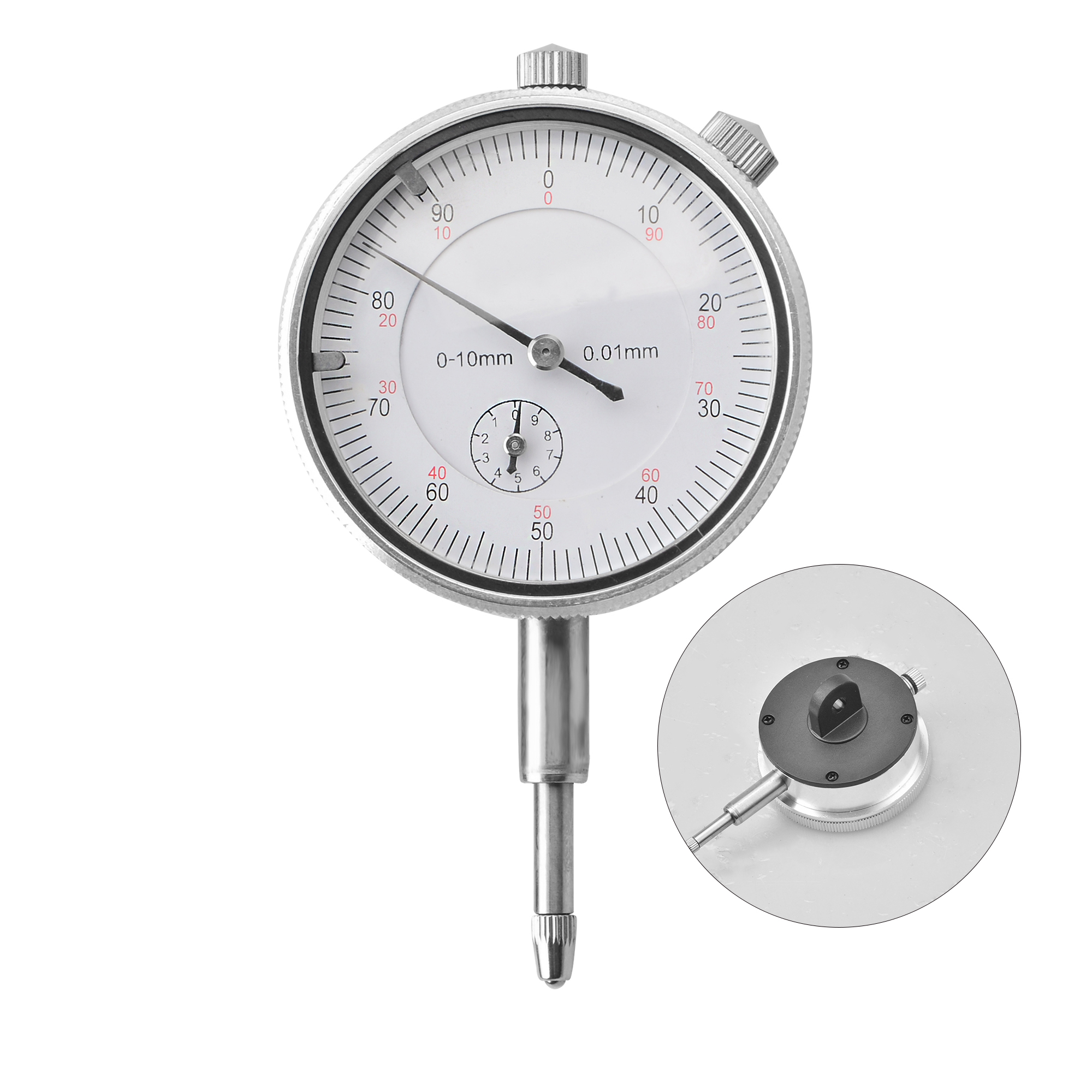 Brake Rotor & Ball Joint Runout Gauge Set With 1" Dial Indicator | 0.0005" Accuracy | WT04B4119