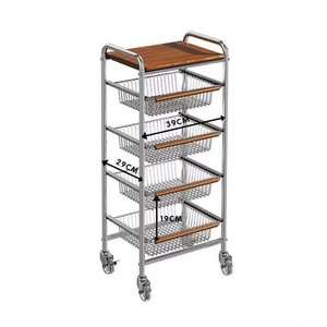 Porte-collation <span class=keywords><strong>de</strong></span> style rétro chariot multifonctionnel <span class=keywords><strong>panier</strong></span> <span class=keywords><strong>de</strong></span> cuisine multicouche pour fruits et légumes étagère <span class=keywords><strong>de</strong></span> rangement amovible pour jouets <span class=keywords><strong>de</strong></span> collation - Product Image 6
