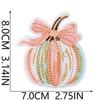 Patchs brodés thermocollants sur le thème Halloween Y2K, style cool et tendance, pour les fans de Baddie