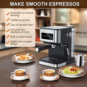 Machine à café expresso semi-automatique professionnelle pour la maison, tout-en-un, pour café froid, cappuccino, americano, expresso - Product Image 6