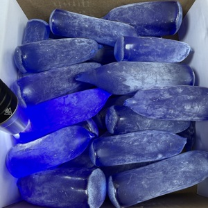 Espinela Azul Cobalto Sintética, Material de Gemas sin Cortar para Joyería, Piedra en Bruto para Facetar - Product Image 6