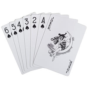 Deskjoy carte da gioco tarocchi in plastica personalizzate 32 seta bianca opaca per rendere il Logo del Poker competitivo di intrattenimento della tua carta di marca - Product Image 4