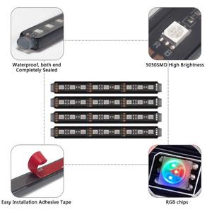 Bande lumineuse usb à 36LED sans fil, éclairage d'<span class=keywords><strong>ambiance</strong></span>, lecteur de musique, fonction active, pour voiture - Product Image 3