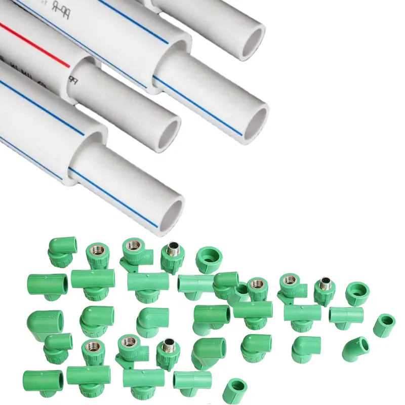 Luminárias PPR para tubos de polipropileno: soluções de encanamento de união de cotovelo fêmea de fusão
