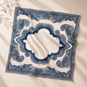 Écharpe carrée en soie satinée imprimée sur mesure 50x50cm 12 14 16 Momme Soie de mûrier Design personnalisé - Product Image 1