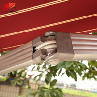 Hanrui Auvent Type K3 Auvent rétractable à moteur électrique Auvent pliant à bras extérieur