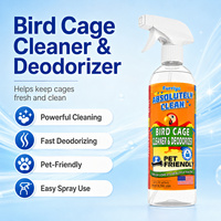 Spray désodorisant pour cage à oiseaux, nettoyant doux et sûr pour éliminer les odeurs pour oiseaux, chats et chiens, vente en gros