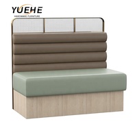 Sofa de café moderne cabines de restaurant ensembles de meubles de restaurant