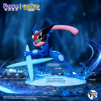 Figurine de bureau Funism Pikachu & Gengar, figurine de collection officielle sous licence anime, jouet décoratif Pokémon, boîte mystère