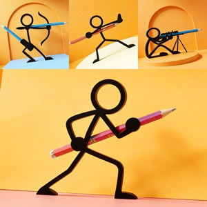 Soporte para Lápices con Figura de Guerrero Impresa en 3D, Divertido Adorno de Escritorio, Figura de Juguete Artística, Regalo Sorpresa Perfecto - Product Image 2