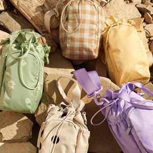 Fashion Insulated <b>Bottle</b> <b>Cooler</b> Bag Handle <b>Water</b> <b>Bottle</b> Thermos Cup Bag Lightweight Single Strap Thermal Flask Bag with Pockets - Product Image 3