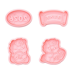 Stampo per Biscotti 3D <span class=keywords><strong>a</strong></span> Tema Cavallo, <span class=keywords><strong>Serie</strong></span> Anno del Cavallo, per Biscotti Stampati Fai-da-Te in Argilla - Product Image 5