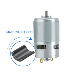 Magnet permanent customable carbon brush dc motor 12v 775 for sewing machine