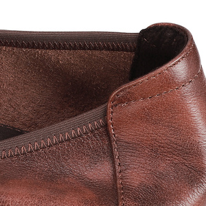 Lo último en cuero de vaca genuino, punta de flecha, suela blanda plana para mujeres y damas, zapatos suaves de moda al por mayor - Product Image 3
