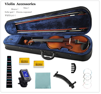 En stock 4/4 ébène violon mentonnière assemblé métal pince vis accessoire en gros