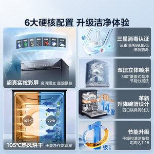 Nouvelle Lave-vaisselle RX600SMax Domestique, Désinfection, Séchage, Stérilisation Tout-en-un, Entièrement Automatique, Encastrable, 15 Couverts, Solution Tout-en-un - Product Image 4