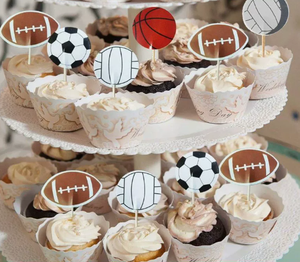 Decoraciones para Pasteles con Temática Deportiva DAMAI, Suministros para Decoración de Fiestas, Ideales para Mesas de Postres, Decoraciones para Pasteles para Celebraciones Deportivas - Product Image 2