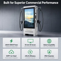 Chargeur solaire rapide DC pour véhicules électriques 60kW 240kW 320kW 400kW CCS pour camions, points de vente, flottes commerciales avec OCPP VIN pour voitures électriques