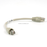 Lan Patch RJ45 Ethernet Câble Réseau Personnalisé STP/UTP Cat5e Cat6 Cat7 0.2M 0.3M 0.5M Connexion Internet CE RHOS Compteur Court