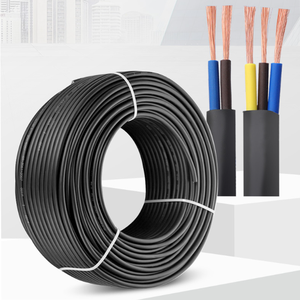 Doğrudan fabrika satış saf bakır RVV2/3/4/5 çekirdek 17/20AWG/22AWG PVC yumuşak tel su geçirmez endüstriyel standart 220V elektrik kablosu - Product Image 4