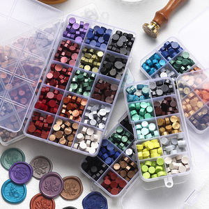 Cire à cacheter HAOYINXIANG style quadrillé avec impression en relief, plusieurs couleurs, livraison rapide du fabricant - Product Image 4